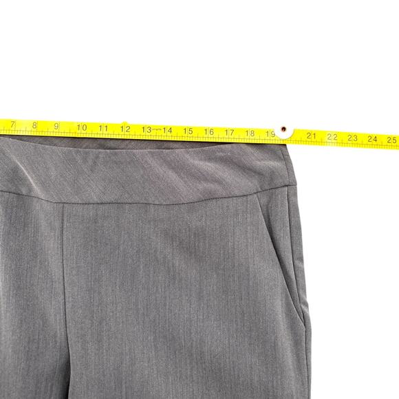 SALON STUDIO Gray Straight Leg Full Length Side Pockets Classic Trousers Size 20 - Picture 5 of 7